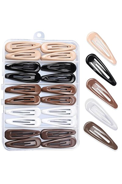 STARSTAR 50-pack snap-on hair clips, 2-inch hairpins, women's hair clips, mix...