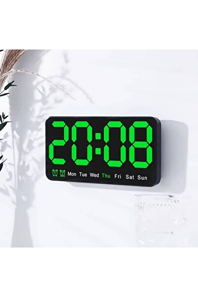 STARSTAR Voice-controlled large digital wall clock with temperature, date, we...
