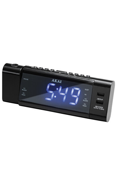 AKAI Radio clock with projection
