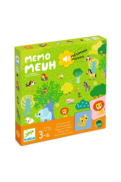 djeco Memo Meuh Sound Memory Game,