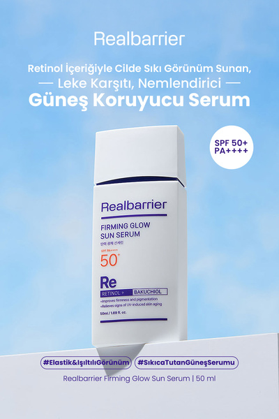 Real Barrier Sunscreen Serum with Anti-Blemish and Anti-Wrinkle Retinol Realb...