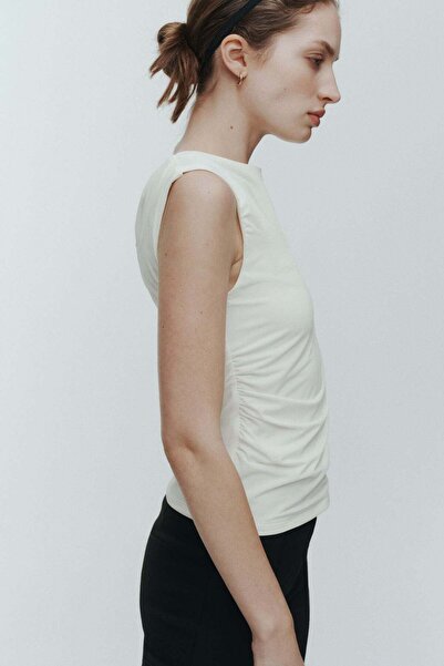 H&M Draped boat-neck top