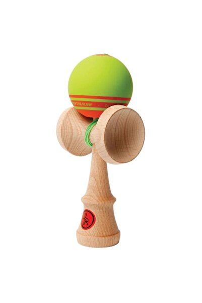 OEM Kendama Record Verde, Base cup, Cupe mari, 18, 5 cm + set ata cadou Verde