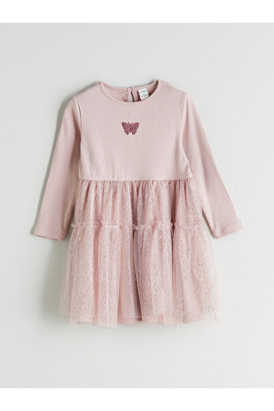 LC Waikiki Crew Neck Girls' Dress
