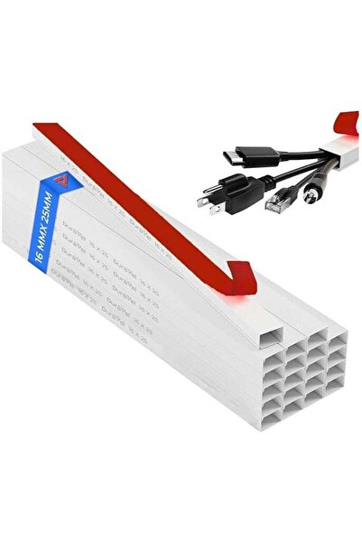 Duravel PVC Trunking for cable, 16 cm x 25 cm trunking for ac pipes White, Re...
