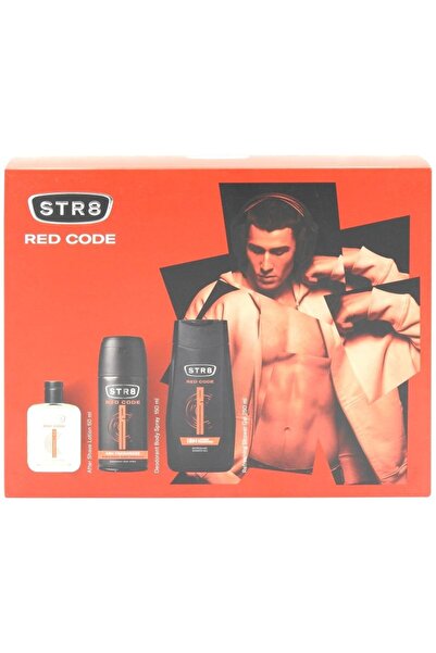 str8 Cutie cadou, Str8, Asl 50 ml, Deo 150 ml, Gel de duș 250 ml Red Code