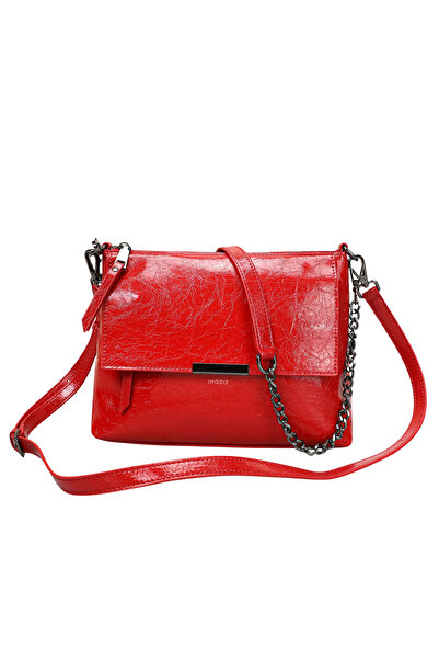 IMODIX Women's Genuine Leather Bag, IMODIX®, Multiple Compartments, 25x18x9 c...