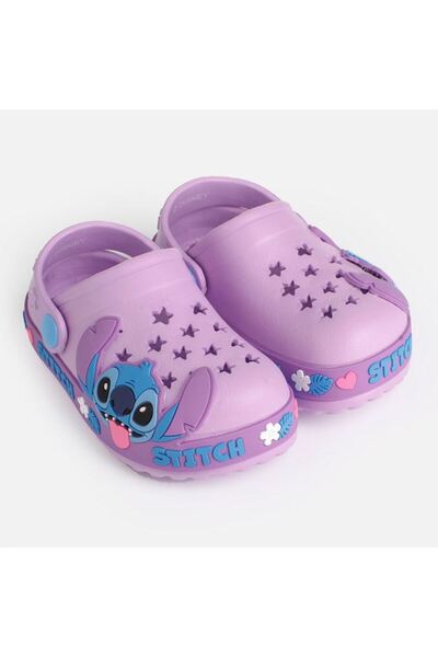 BAMI NETWORK Saboti copii model Stitch lila EVA 3+ ani pentru vara, 24-25