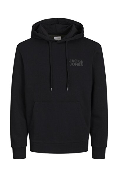 Jack & Jones Μπλούζα φούτερ ανδρική "Corp" μαύρη