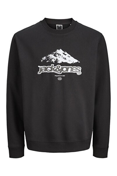 Jack & Jones Μπλούζα φούτερ ανδρική "Mountain" μαύρη