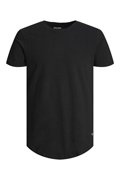 Jack & Jones Μπλούζα κοντομάνικη ανδρική "Casual" μαύρη- Οργανικό βαμβάκι