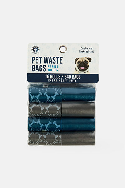 Brooklyn Pet Gear 16 Rolls Pet Waste Bag, Multicolor