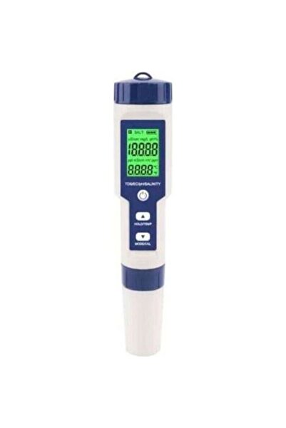 STARSTAR Swimming pool salinity meter, 5-in-1 digital seawater salinity meter