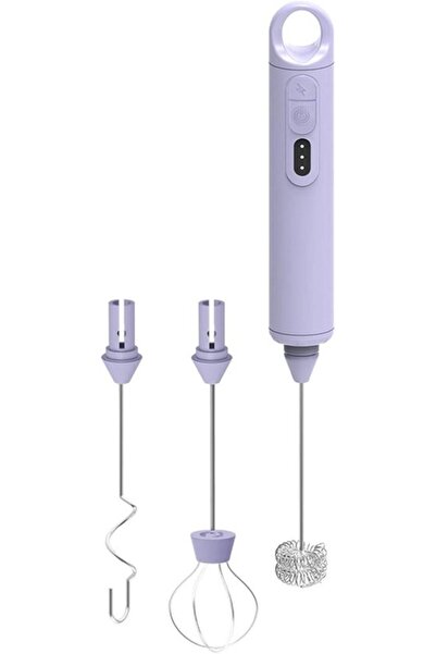 STARSTAR Rechargeable automatic handheld milk frother with replaceable mixing...