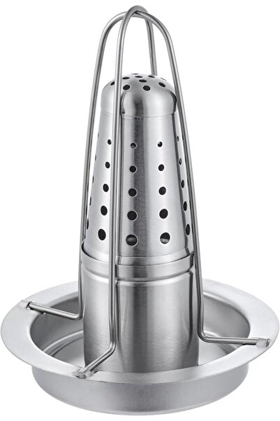 STARSTAR Stainless steel vertical stand for grilling poultry with cooking pla...