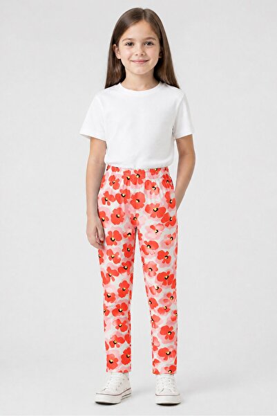 Catimini Kids Girl Floral Print Leggings, Multicolor