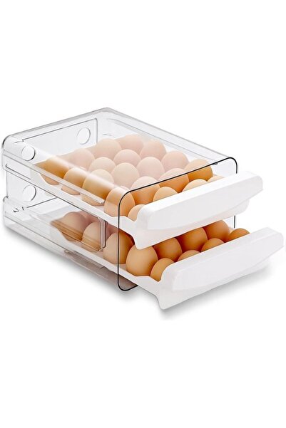 STARSTAR 40-Compartment Double-Layer Egg Storage Box - Fresh Egg Storage Box ...