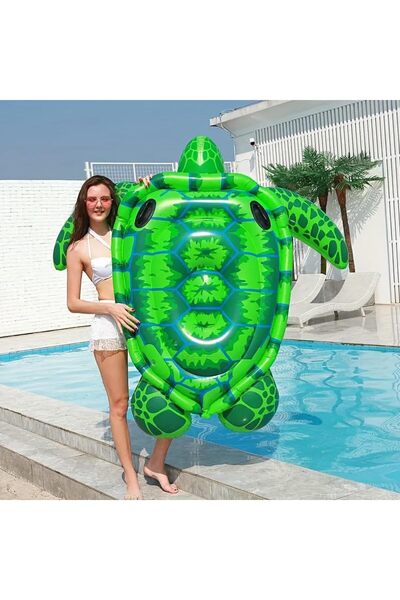 STARSTAR Double inflatable giant turtle float for summer beach swimming pools...