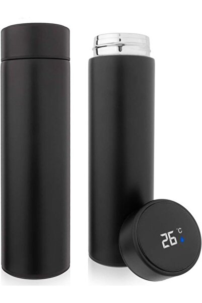 STARSTAR 500ml Stainless Steel Travel Thermos with LED Temperature Display, D...