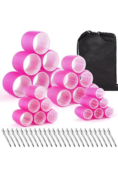 STARSTAR Curling irons - 24 hair rollers (6 jumbo, 6 large, 6 medium, 6 small...