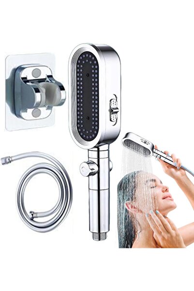 STARSTAR High-pressure shower head - 3 modes, flexible shower head, handheld ...
