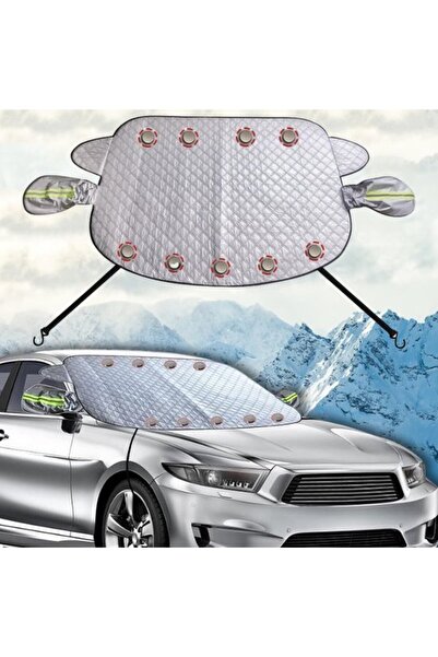 STARSTAR Foldable Magnetic Car Windshield Cover, Universal Frost Protection a...