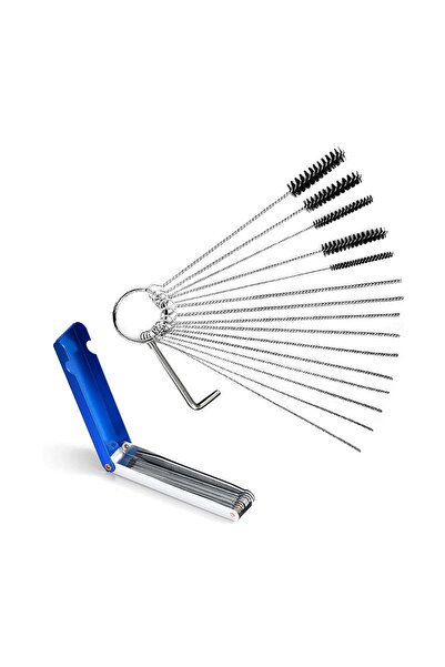 STARSTAR 15-piece nylon and stainless steel carburetor spray cleaning brush s...