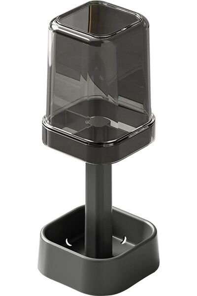 STARSTAR Toothbrush holder with cup, dustproof, height adjustable, 3 slots fo...