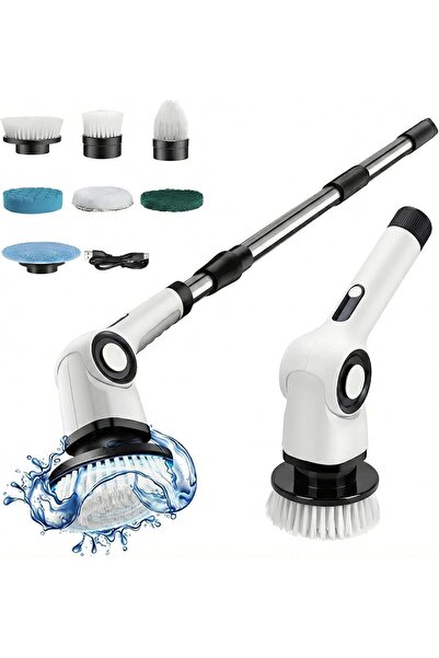 STARSTAR Rotary electric cleaning brush with LED display, 7 brush heads and a...
