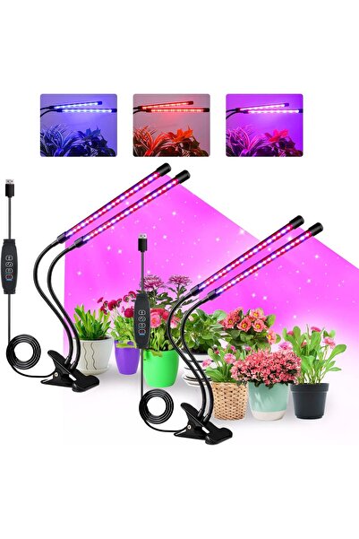 STARSTAR Indoor plant grow lights, full-spectrum LED plant light strip clips ...