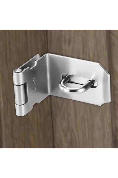 STARSTAR 2Pcs Stainless Steel 90 Degree Angle Door Latch Locks (7.6cm & 10.2c...