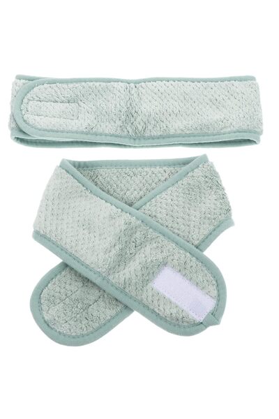 STARSTAR Two-piece multi-functional makeup hairband for girls, washable hairb...