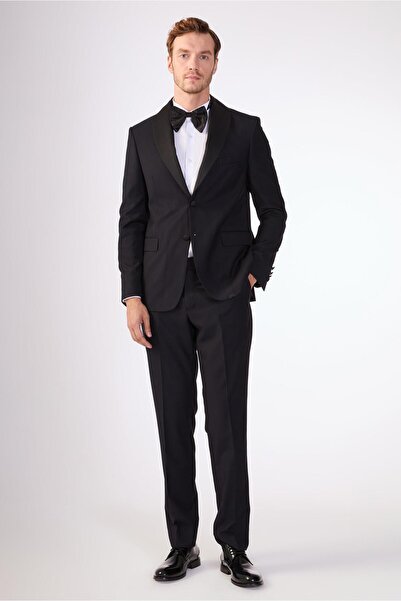 Dufy Erkek Slim Fit Mono Yaka Lacivert Gömlek
