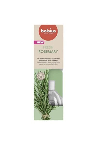 Bolsius Set 2 x Odorizant Difuzor cu Betisoare pentru Casa, Rozmarin, 60 ml,