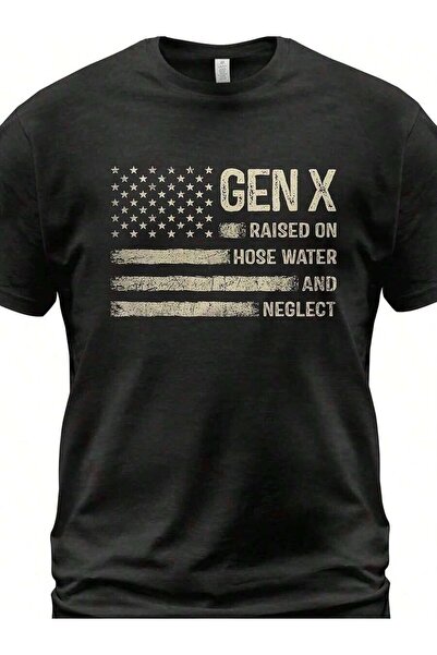 LİNA06 Men's Casual-Shirt, Made Of% Cotton, Featuring A Distressed American D...