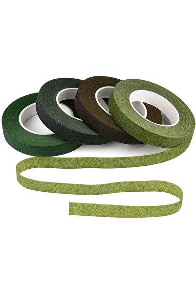STARSTAR 4 Rolls 1/2-Inch Wide Floral Tape For Wrapping Bouquet Stems Floral ...