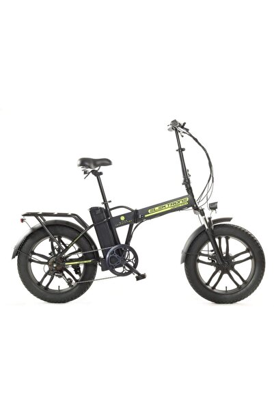 Kron Elektron Spectra 20 Jant Katlanabilir 36 Volt 10.4 Ah Elektrikli Fatbike Bisiklet Siyah Sarı