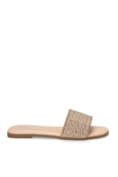 BATA Textured Single‑Strap Slide Sandals