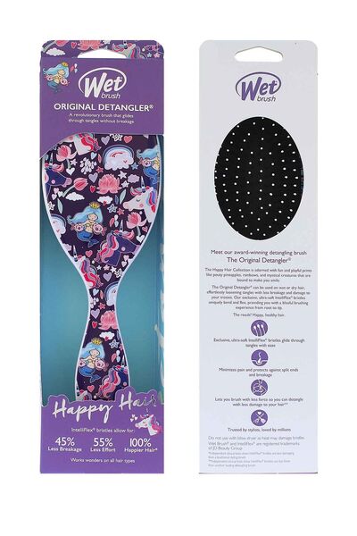 Wet Brush Πρωτότυπη Βούρτσα Ξεμπερδέματος Μαλλιών Happy Hair – Γοργόνες και Μ...