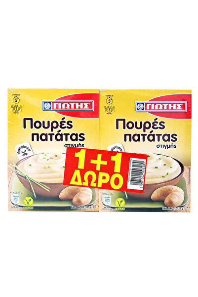 YIOTIS Πουρές Πατάτας 2x125γρ (1+1 Δώρο)
