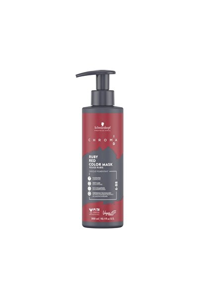schwarzkopf professional ChromaID Ρουμπινί Κόκκινο 6-88 Μάσκα Χρώματος (300ml)