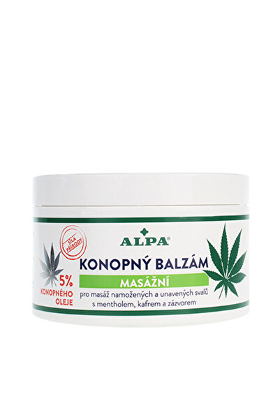 Alpa Έλαιο μασάζ κάνναβης με έλαιο κάνναβης, 250 ml