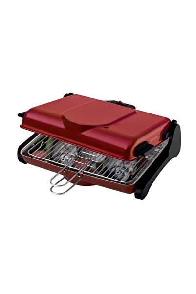 ANKOR ΓΚΡΙΛ ΜΕ ΚΑΠΑΚΙ 1200W ΚΟΚΚΙΝΟ 761456