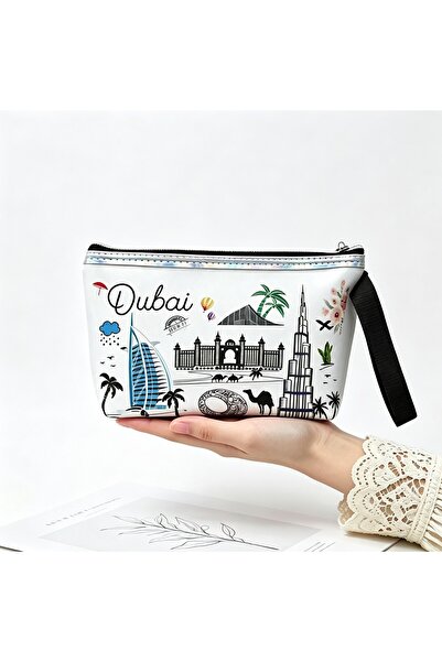 ARIANA Stylish Dubai Print Clutch Bag for Ladies, Fashionable Small Square Ev...