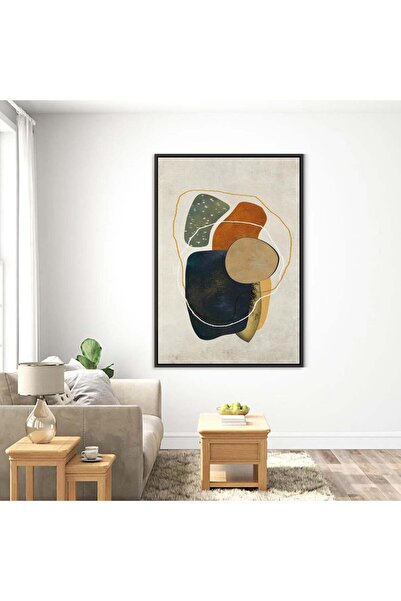 canvas Modern Canvas Art Prints - Brown Frame