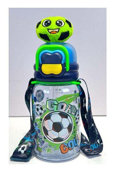 Five Dream House 600ML Dynamic Football Kids Water Bottle For School, Sippy C...