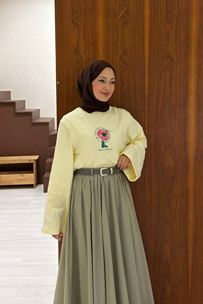 Faya Boutique Yellow Hello Friday Basic Blouse
