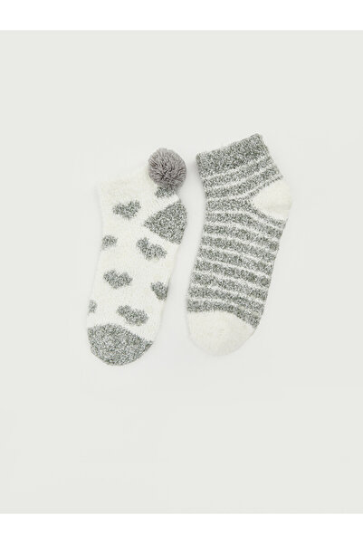 LC Waikiki Patterned Women's House Socks 2 Pack