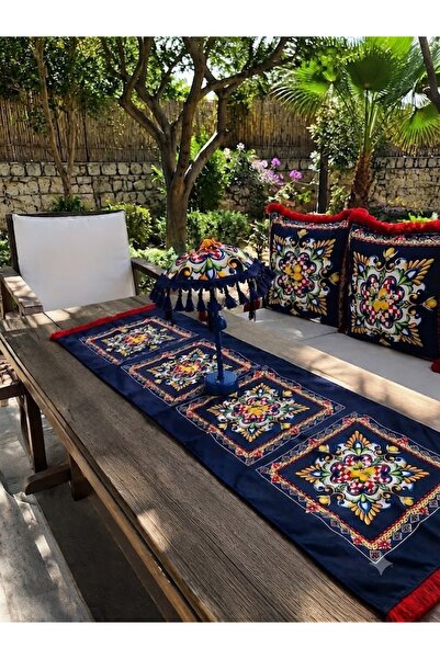 Missidea Majolica Desenli Aydınlatmalı El Yapımı Dekoratif Bali Şemsiye Seti ...
