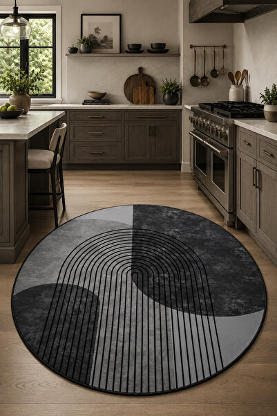 DECOVİST HOME Makinede yıkanabilir kaymaz taban leke tutmaz dijital mutfak ha...